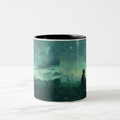 Benutzerdefiniertes Foto (Eigenes Foto und/oder ei Zweifarbige Tasse (Mittel)