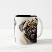 Benutzerdefiniertes Foto (Eigenes Foto und/oder ei Zweifarbige Tasse (VorderseiteRechts)