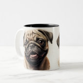 Benutzerdefiniertes Foto (Eigenes Foto und/oder ei Zweifarbige Tasse (Vorderseite Links)