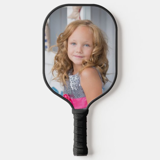 Benutzerdefiniertes Foto Einfach Personalisiert Pickleball Schläger (Vorderseite)