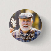 Benutzerdefiniertes Foto Einfache Gedenkstätte Per Button (Vorderseite)