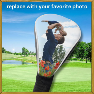 Benutzerdefiniertes Foto Einfache Personalisierte Golf Headcover