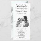 Benutzerdefiniertes Foto Einfaches Elegantes Skrip Programm (Vorne/Hinten)