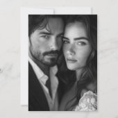 Benutzerdefiniertes Foto Einfügen DIY Wedding Suit Einladung (Vorderseite)