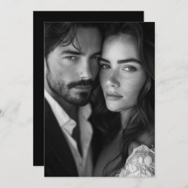 Benutzerdefiniertes Foto Einfügen DIY Wedding Suit Einladung