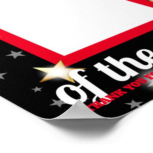 Benutzerdefiniertes Foto einfügen Mitarbeiter des Poster (Ecke)