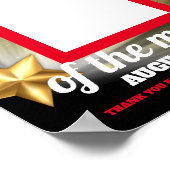 Benutzerdefiniertes Foto einfügen Mitarbeiter des Poster (Ecke)