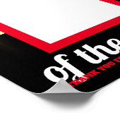 Benutzerdefiniertes Foto einfügen Mitarbeiter des Poster (Ecke)