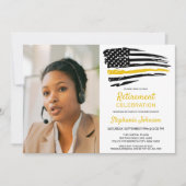 Benutzerdefiniertes Foto-Einlösung für dünne Gold- Einladung (Vorderseite)