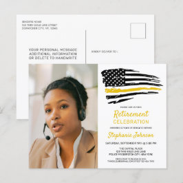 Benutzerdefiniertes Foto-Einlösung für dünne Gold- Postkarte