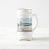 Benutzerdefiniertes Foto - Einzigartiges Design Pe Bierglas (VorderseiteRechts)