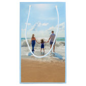 Benutzerdefiniertes Foto - Einzigartiges Design Pe Kleine Geschenktüte (Rückseite)