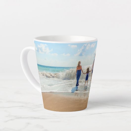 Benutzerdefiniertes Foto - Einzigartiges Design Pe Milchtasse (Linke Ecke)