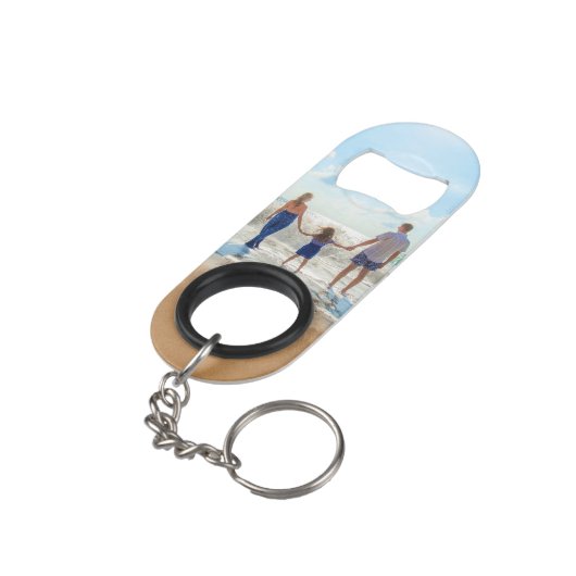 Benutzerdefiniertes Foto - Einzigartiges Design Pe Mini Flaschenöffner (Rückseite Schrägansicht)