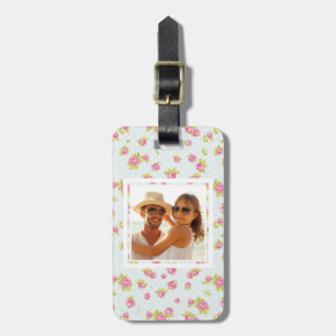 Benutzerdefiniertes Foto Elegante Rosen 4 Gepäckanhänger