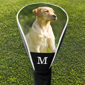 Benutzerdefiniertes Foto Elegantes Monogramm Perso Golf Headcover
