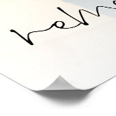 Benutzerdefiniertes Foto Erinnern Sie sich in dies Poster (Ecke)