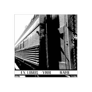 Benutzerdefiniertes Foto Ex Libris Buchzeichen Gummistempel