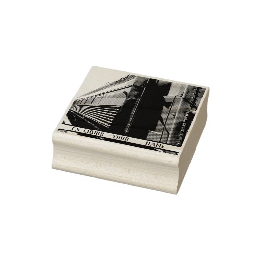 Benutzerdefiniertes Foto Ex Libris Buchzeichen Gummistempel (Stempel)