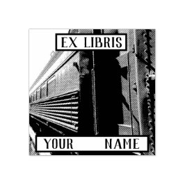 Benutzerdefiniertes Foto Ex Libris Buchzeichen Gummistempel