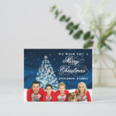 Benutzerdefiniertes Foto Feiertagskarte (Stehend Vorderseite)