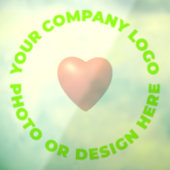 Benutzerdefiniertes Foto Fensterklammer TRANSPAREN Fensteraufkleber (Blatt 3)