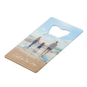 Benutzerdefiniertes Foto Flasche öffnen Ihre Fotos Geldbeutel Flaschenöffner (Rückseite Schrägansicht)