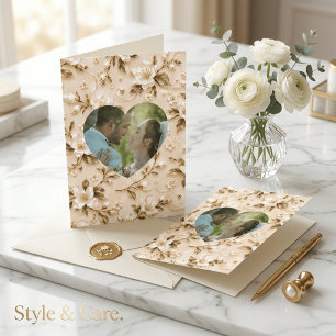 Benutzerdefiniertes Foto Florales Botanisches Must Karte