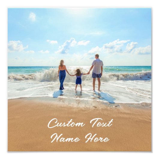 Benutzerdefiniertes Foto Fotos und Textname drucke (Vorne)