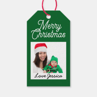 Benutzerdefiniertes Foto Frohe Weihnachten Persona Geschenkanhänger