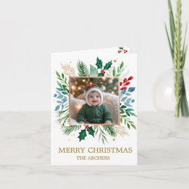 Benutzerdefiniertes Foto Frohe Weihnachten Wasserf