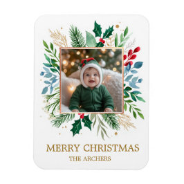 Benutzerdefiniertes Foto Frohe Weihnachten Wasserf Magnet
