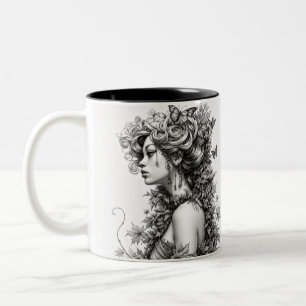 Benutzerdefiniertes Foto (fügen Sie Ihr eigenes Fo Zweifarbige Tasse