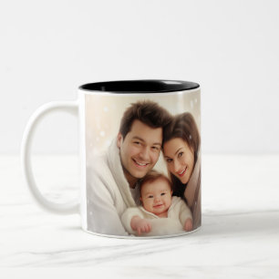 Benutzerdefiniertes Foto (fügen Sie Ihr eigenes Fo Zweifarbige Tasse