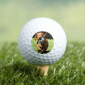 Benutzerdefiniertes Foto für Begleiter und Text Golfball (Insitu T-Shirt)