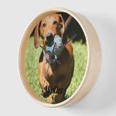 Benutzerdefiniertes Foto für Begleiter und Text Uhr (Winkel)