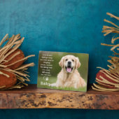 Benutzerdefiniertes Foto für das Memorial Pet Loss Fotoplatte (Seite)