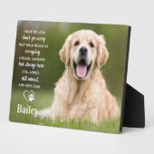 Benutzerdefiniertes Foto für das Memorial Pet Loss Fotoplatte (Seite)