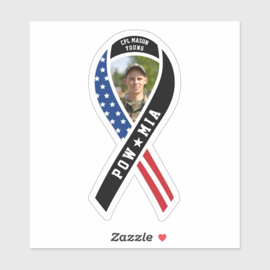 Benutzerdefiniertes Foto für das POW/MIA-Militäris Aufkleber (Blatt)