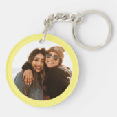 Benutzerdefiniertes Foto für den besten Freund Ers Schlüsselanhänger (Rückseite)