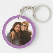 Benutzerdefiniertes Foto für den besten Freund Ers Schlüsselanhänger (Rückseite)