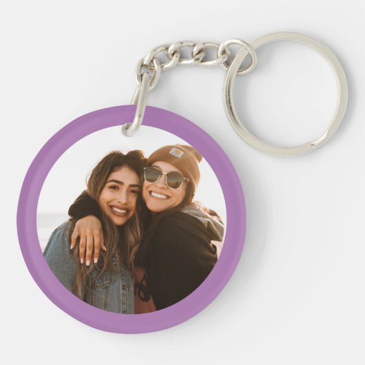 Benutzerdefiniertes Foto für den besten Freund Ers Schlüsselanhänger (Rückseite)