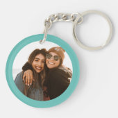 Benutzerdefiniertes Foto für den besten Freund Ers Schlüsselanhänger (Rückseite)