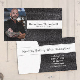 Benutzerdefiniertes Foto für den persönlichen Koch Visitenkarte