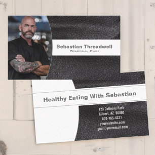 Benutzerdefiniertes Foto für den persönlichen Koch Visitenkarte