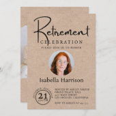 Benutzerdefiniertes Foto für den Rückgriff auf Pap Einladung (Vorne/Hinten)