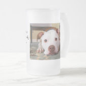 Benutzerdefiniertes Foto für den Vater Mattglas Bierglas (VorderseiteRechts)