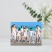 Benutzerdefiniertes Foto für die Familie Postkarte (Stehend Vorderseite)