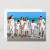 Benutzerdefiniertes Foto für die Familie Postkarte (Vorne/Hinten)