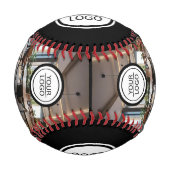 Benutzerdefiniertes Foto für die Firma "Black Add" Baseball (Rückseite)